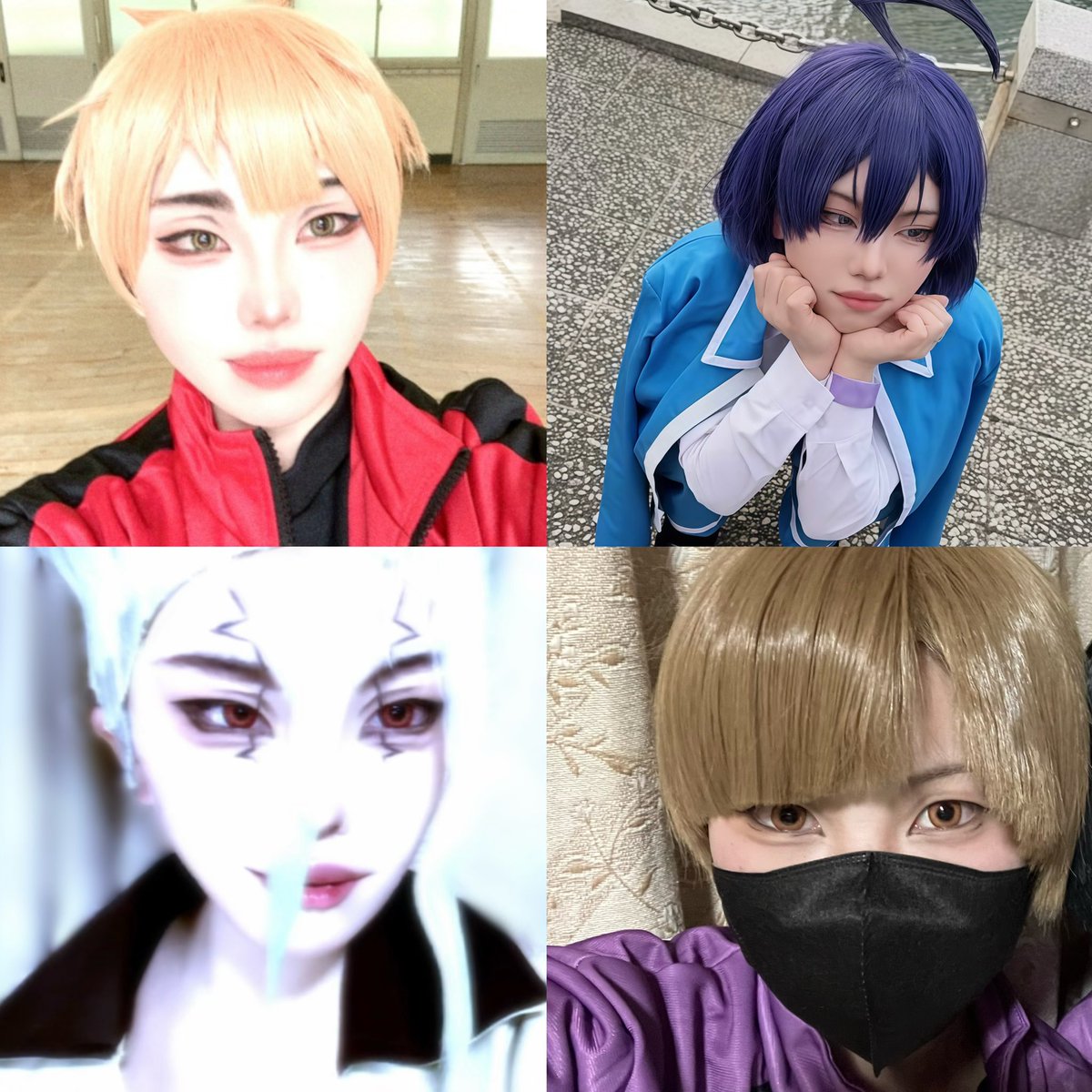 🏷️⋆゜
♀︎ ￤四国またに関西￤2j3j 魔入間
他にも HQ dcst 等熱いです!!
♻︎>♡ で無言フォローにてお迎えさせていただきます🙌🏻

#コスプレイヤーさんと繋がりたい 
#にじさんじレイヤーと繋がりたい 
#相互の相互さんと繋がりたい 
#코스어_𝕏친소