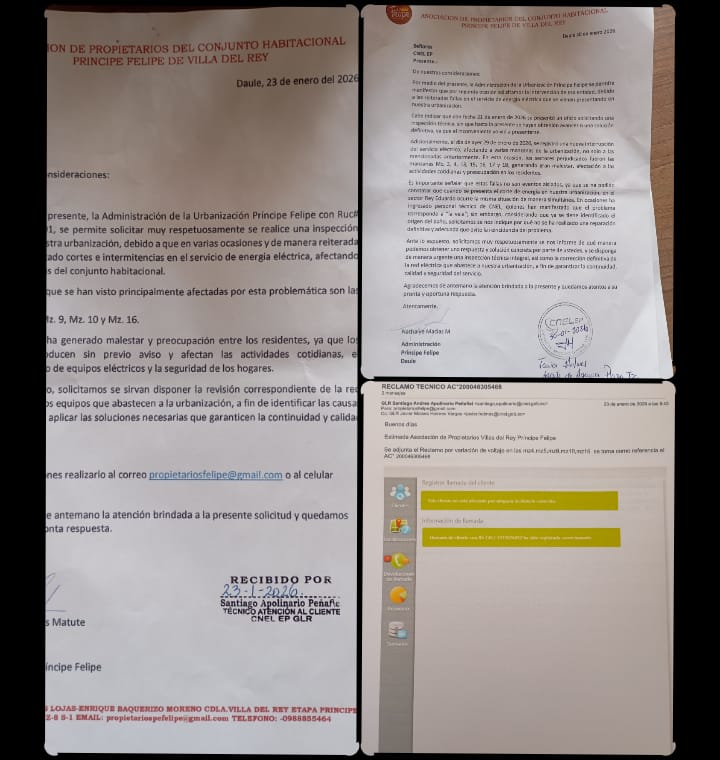 veritowar's tweet photo. @CNEL_EP Llevan ya semanas con problemas en villa del rey, se va la luz por horas, no contestan, se han enviado escritos y no dan respuesta alguna @CNEL_EP @Angelerazo1987 resuelvan urgente!!! https://t.co/LynhAZJPD0
