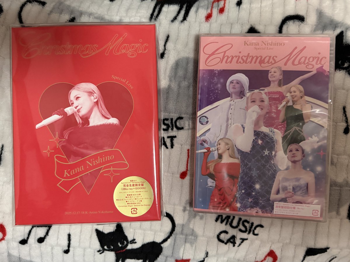 MutsuKana0318's tweet image. カナやんのライブBlu-Rayやっと届いた〜♪

カナやん待ってたよ〜😍

もう全てがかわいすぎる💕

@kanayanofficial 

#西野カナ 
#カナやん
#ChristmasMagic