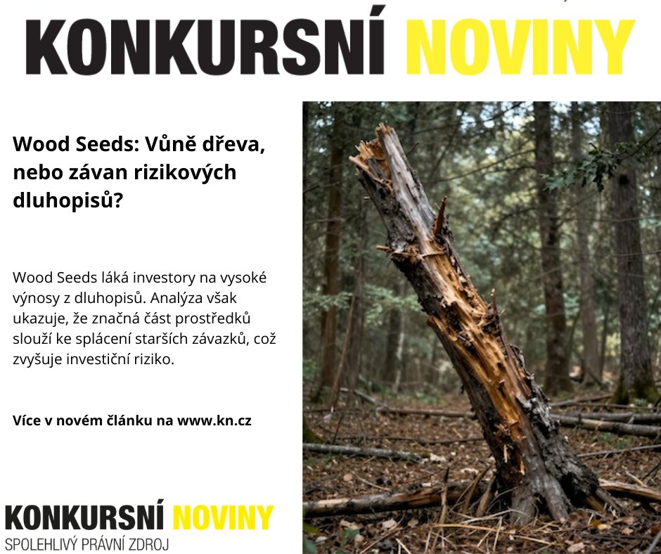 Dluhopisy Wood Seeds slibují až 12 % výnos.

Realita:
– splácení starých dluhů novými
– vysoké zadlužení
– slabé provozní výsledky

👉 Analýza:
 kn.cz/wood-seeds-vun…

#dluhopisy #investice #woodseeds