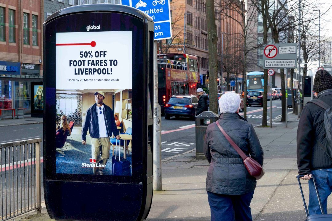 GlobalNIreland's tweet image. All aboard for your next adventure! 

@StenaLineUKIE sails onto Pulsehub D6 screens and making some waves across #Belfast, delivering stand out travel inspiration! 🛥️🌊

🏷️ @PHD_Ireland @TalonOOH_Ire

#OOH #outdooradvertising