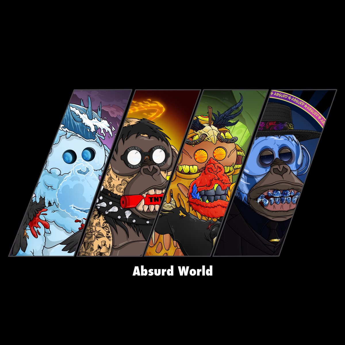 Absurd Apes (1%) tweet media