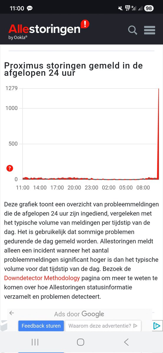 SeongHunLee1's tweet photo. @proximus is your internet down right now? I have no internet in Antwerp region! (Internet box) https://t.co/pw3zW284GJ