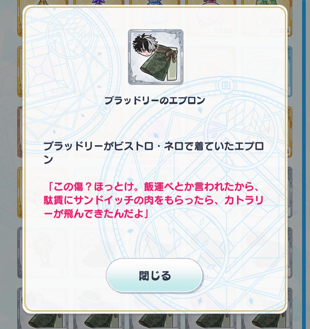 ブのエプロン、まさに商品の説明通りでニッコニコすぎる。おれの飯はいいんで、ずっとやっててください。