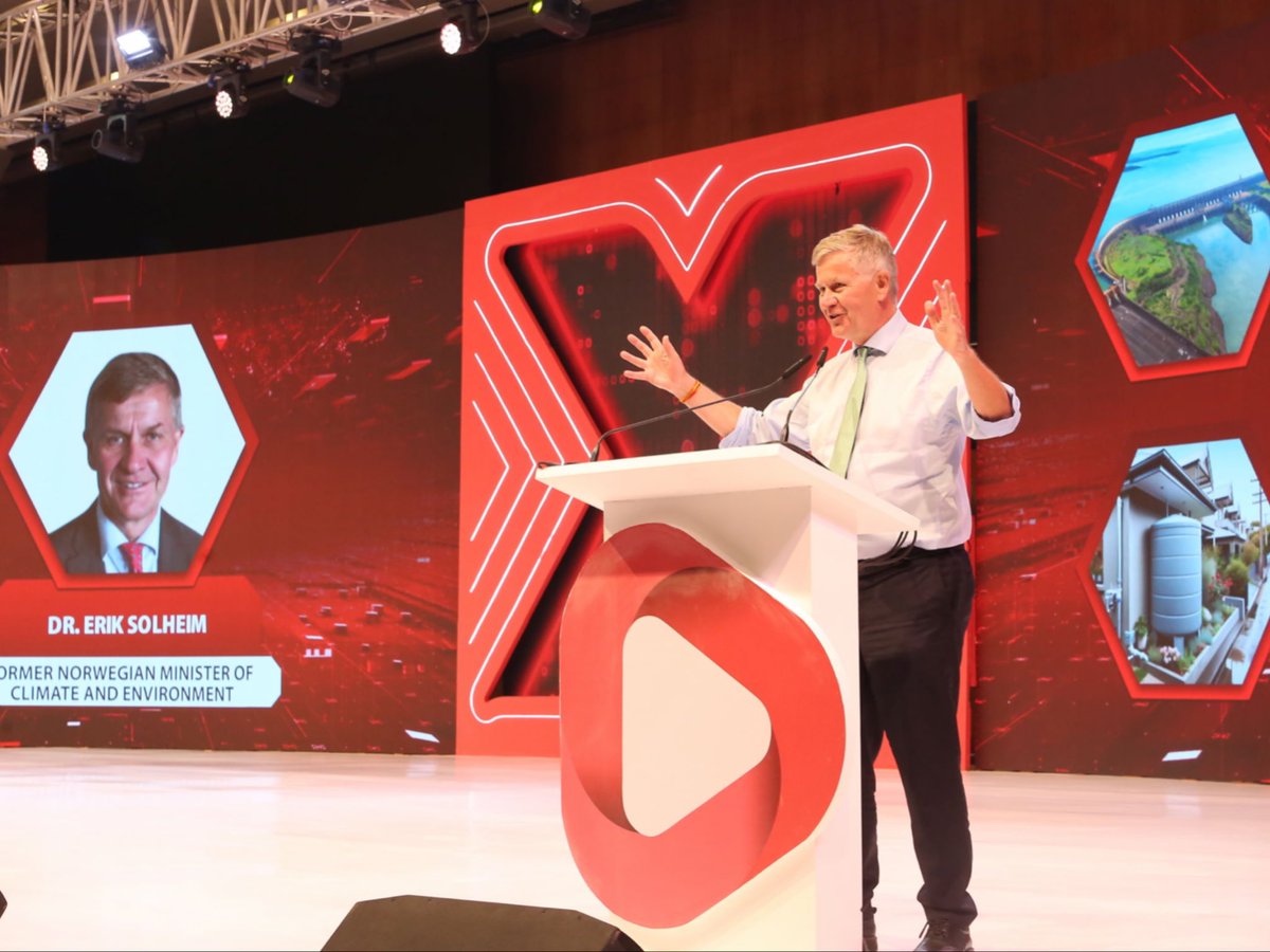 Erik Solheim tweet media