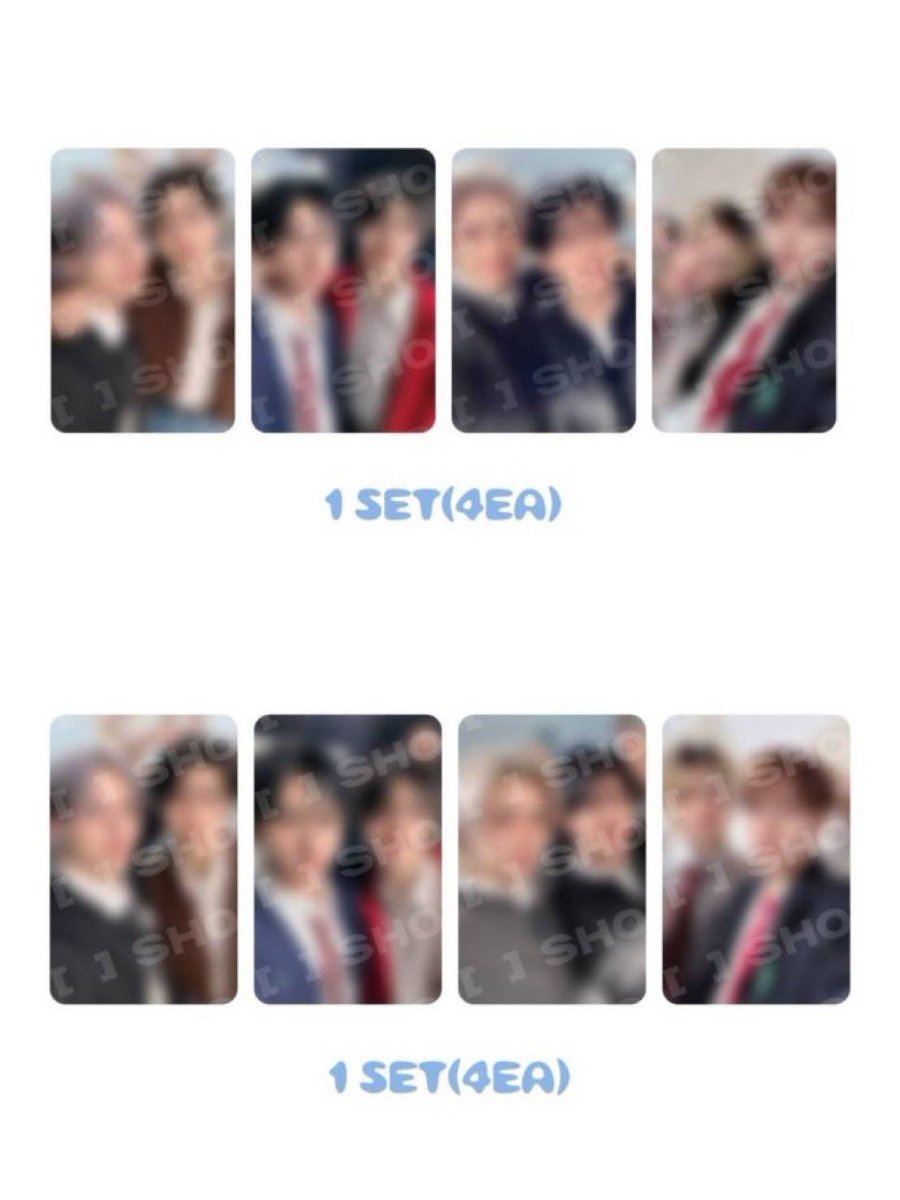 units photocards of the pvc bag and bomber jacket from the 6th