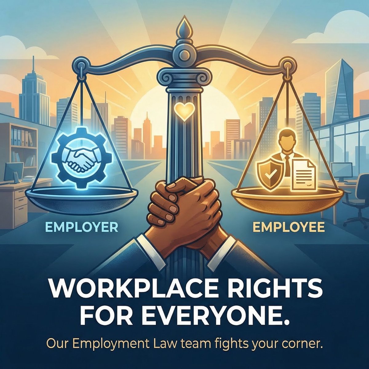 LancastersW4's tweet photo. Workplace rights are for everyone. 💼 

Whether you are an employer needing advice on reasonable adjustments or an employee seeking a fair grievance process, our Employment Law team is here to fight your corner. 🤝⚖️ 

#WorkplaceRights #HRAdvice #LegalProtection https://t.co/amOsMHQgB6