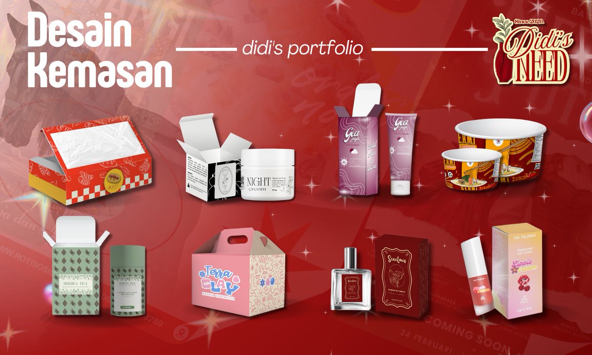 🌷͙֒✧ hai, sini joki di aku, boleh tanya dulu dan nego! kamu puas pastinya! (⁠✷⁠‿⁠✷⁠) banner, brosur, infografis, poster, logo, desain kemasan, photoshop. whatsapp di bio!💌
☆ 𝒑𝒐𝒓𝒕𝒐𝒇𝒐𝒍𝒊𝒐 𝒂𝒏𝒅 𝒕𝒆𝒔𝒕𝒊𝒎𝒐𝒏𝒊 check pinned on profile📍
#zonauang #jokitugas