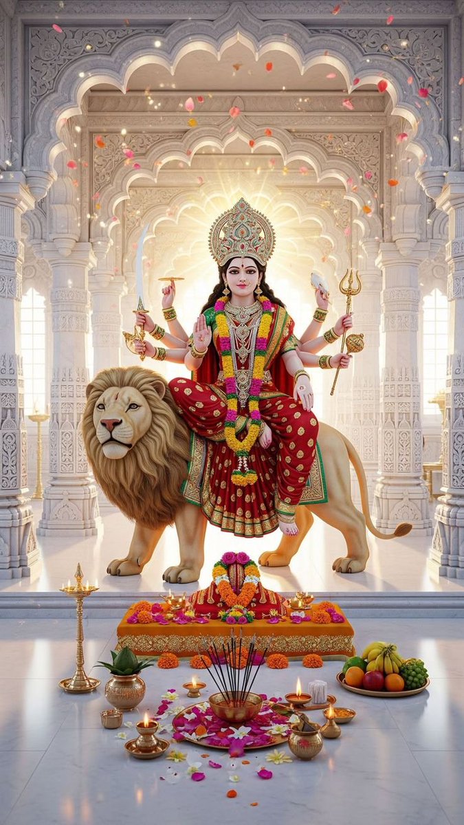 kunwarviraj1's tweet photo. या देवी सर्वभूतेषु शक्ति-रूपेण संस्थिता।
नमस्तस्यै नमस्तस्यै नमस्तस्यै नमो नमः॥ 

आप सभी को नवरात्रि की मंगलमय शुभकामनाएं। माँ का आशीर्वाद सदा आप पर बना रहे।

#जय_माता_दी #चैत्र_नवरात्रि https://t.co/CKPsMnZgCg