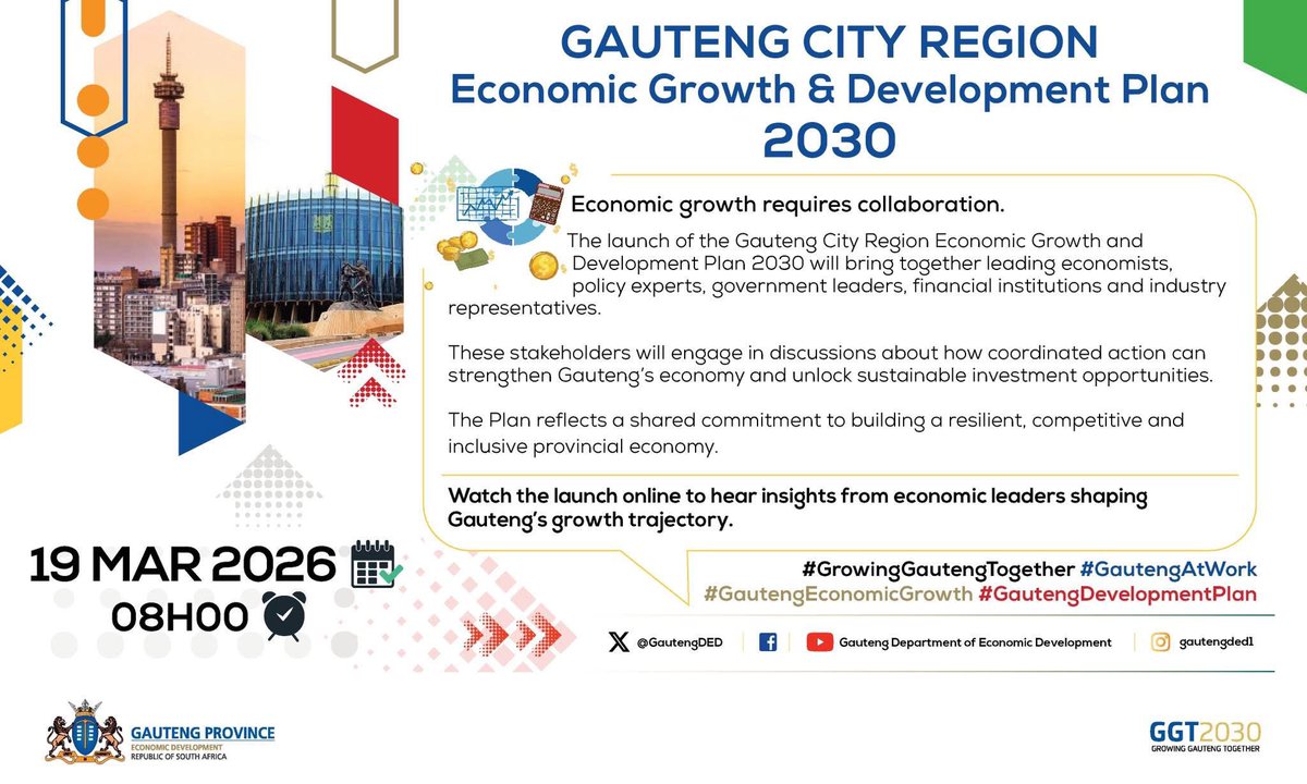 Gauteng Treasury tweet media