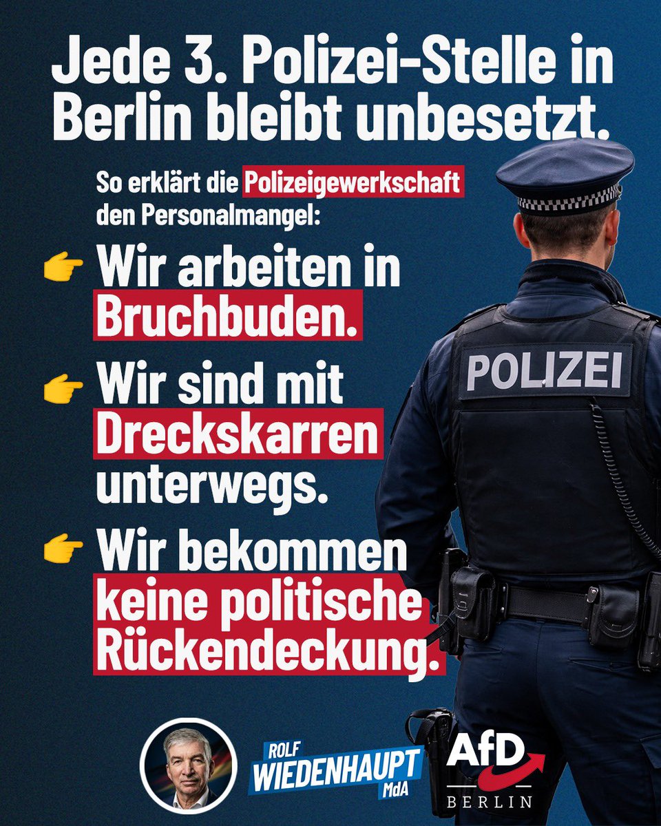 Die Gewerkschaft der Polizei schlägt erneut Alarm. Zum 1. April beginnt das neue Semester an der Polizeiakademie und von 180 Studienplätzen für die Schutzpolizei im gehobenen Dienst sind zwei Wochen vorher gerade einmal 40 Prozent besetzt. Die 120 Plätze der Kriminalpolizei