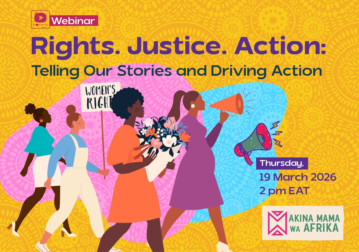 amwaafrika's tweet photo. 🚨It's D-Day!🚨
Today, in commemoration of International Women's Day, we gather to reflect in a webinar themed:
"Rights. Justice. Action: Telling our stories and Driving Action."
Through our Influencer Mapping Report, whose findings will be discussed in this webinar, we will, in conversation, expand the imagination of what Sexual and Reproductive Health and Rights (SRHR) storytelling can look like, who gets to tell it, and who it is for.
Dive into the Influencer Mapping Report here: https://t.co/CT3JH7RaW1
Date: 19th March 2026
Time: 2:00 - 4:30 pm EAT
Register for today's webinar here : https://t.co/8v3Gv4lHbC
#IWD #SRHR #FeministMedia #AMwA #HerStory #MediaForChange #FeministFutures