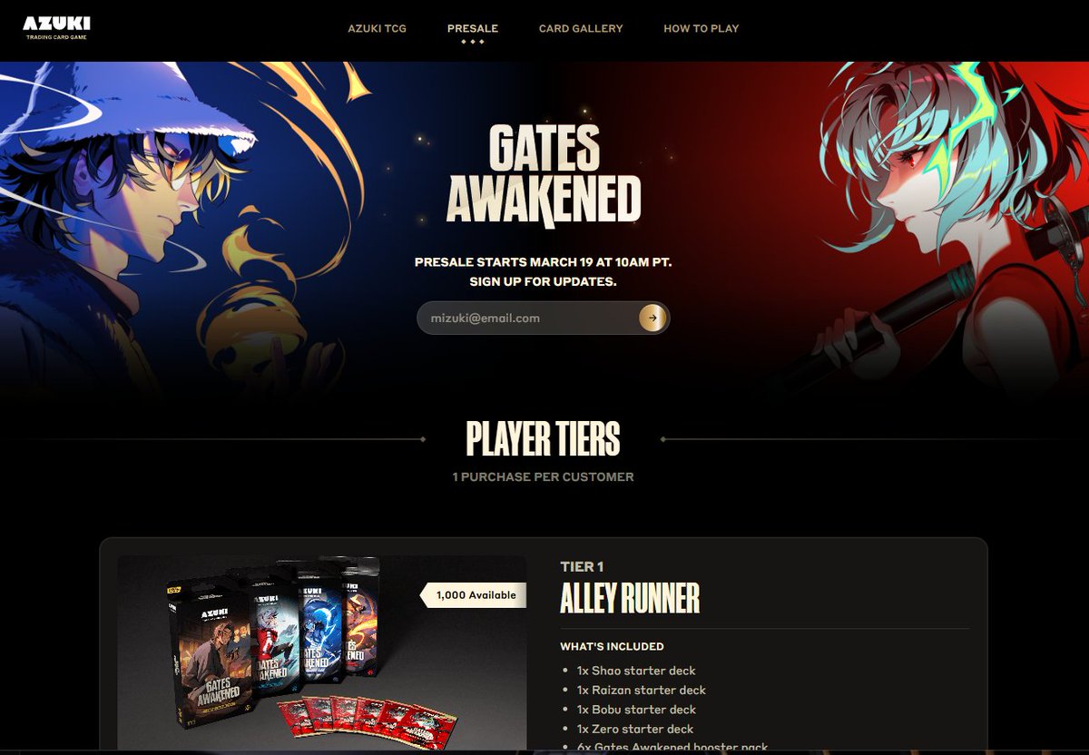 RedFlag จัด 
Azuki อดีต NFT ชื่อดังประกาศเตรียมขาย Trading Card
แหม่..เห็นกระแส Trading Card กำลังมาหน่อยไม่ได้เลย
รีบออกของเชียว แฟนคลับก็ไม่ได้มีอย่า One Piece, Pokemon ซะหน่อย
งานนี้ออกมาเพื่อหาเงินเข้ากระเป๋าของแท้