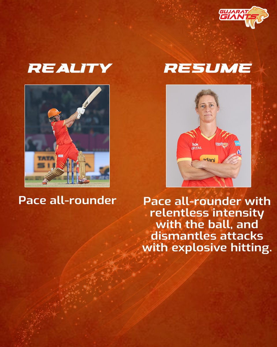 Giant_Cricket's tweet image. Reality sets it. The resume stamps it. 🔥

#GujaratGiants #BringItOn #Adani