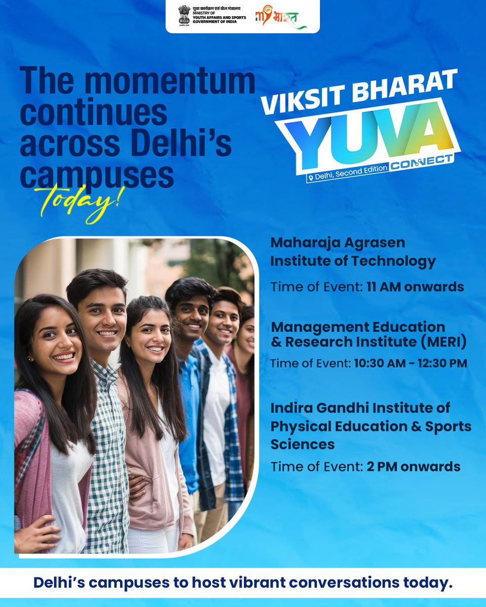 Mera Yuva Bharat - MY BharatHQ tweet media