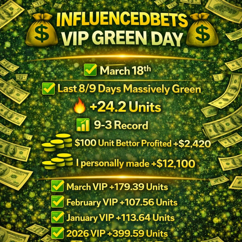 Influenced Bets tweet media