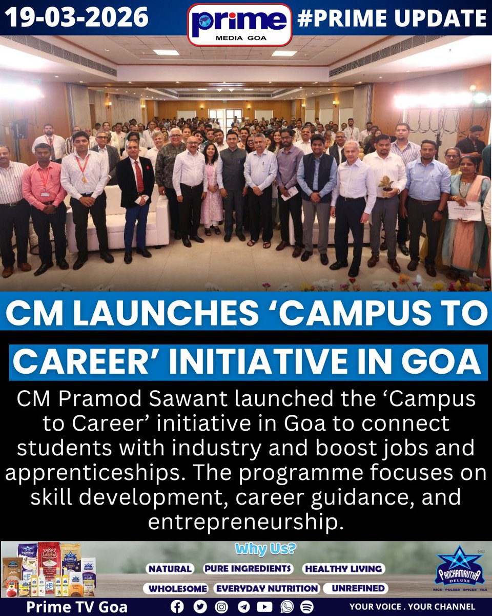 Prime Media Goa - TV Channel tweet media