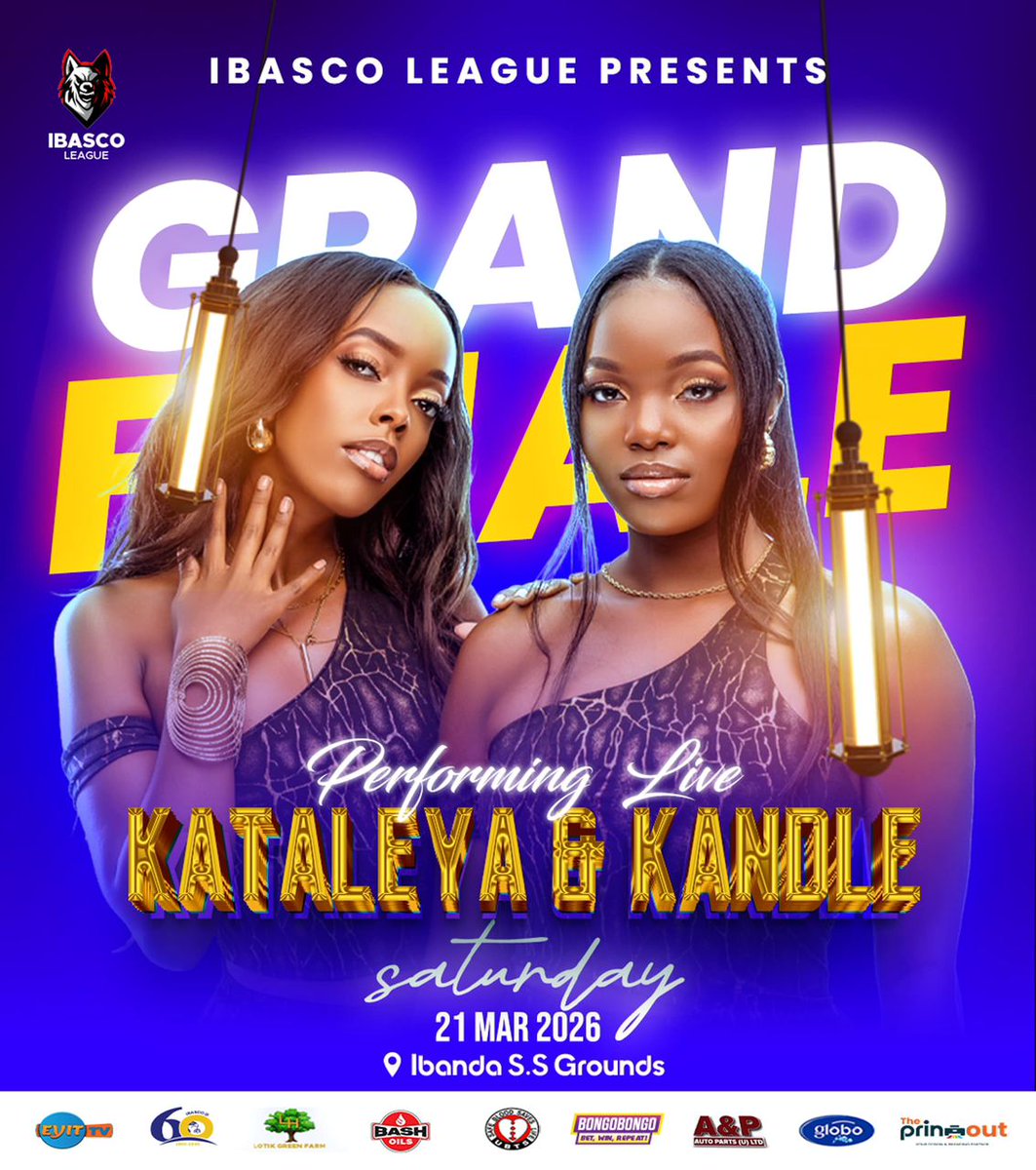 Official_KIOGA's tweet photo. Grand Finale energy is HERE! ⚽🔥
The IBASCO League Season 3 comes to a thrilling close bigger, louder, unforgettable.
Live performances by Kataleeya &amp; Kandle 🎤
📍 Ibanda S.S Grounds
Don’t miss history in the making. #Tuzeomukensi 
#Road2Ibasco https://t.co/GtVM2Ijmso