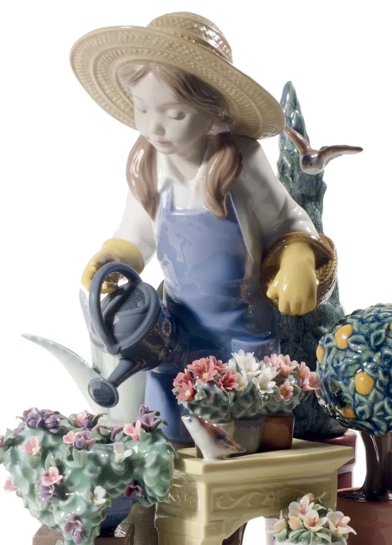lladrofromspain's tweet image. #Lladro 01008663 IN MY #GARDEN
lladrofromspain.com/0inmyga.html

Height (in): 9.843
Width (in): 7.087
Length (in): 7.087
Weight 3.57 lb
Finished Gloss

#girl #greenhouse #watering #pots #flowers #handmade #sculpture #figurine #porcelain #handcrafted #art #arte #artwork #decoration #gift