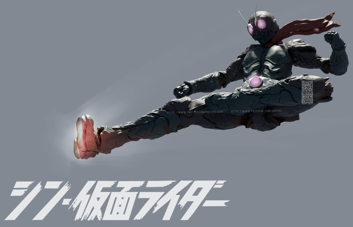 haryholiver's tweet image. #シン・仮面ライダー
#3Dsculpt
#3Dprinting
#Blender #b3d