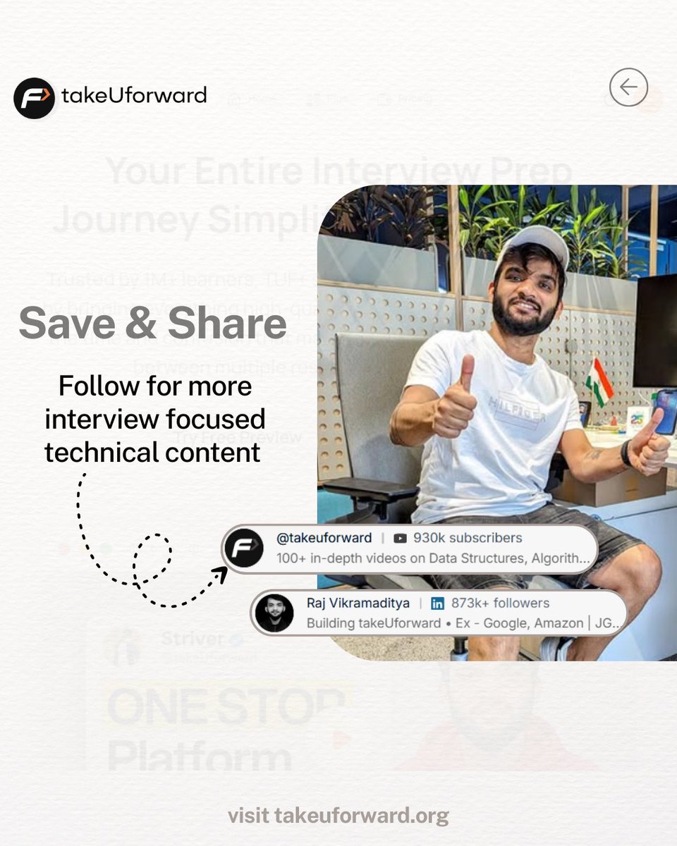 takeUforward tweet media