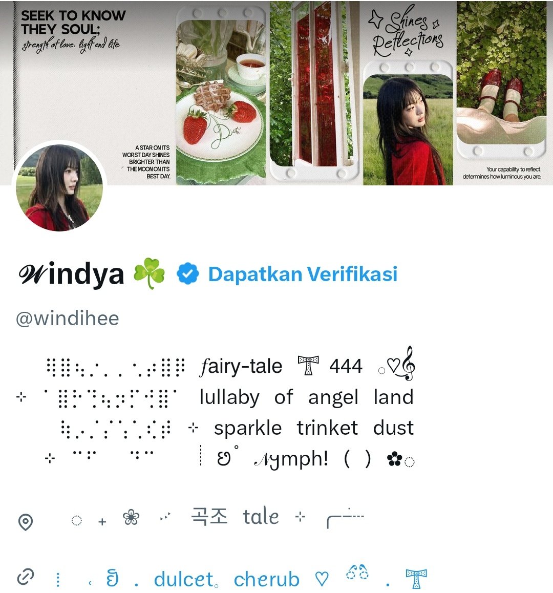 𝒲 indya ☘️ tweet media