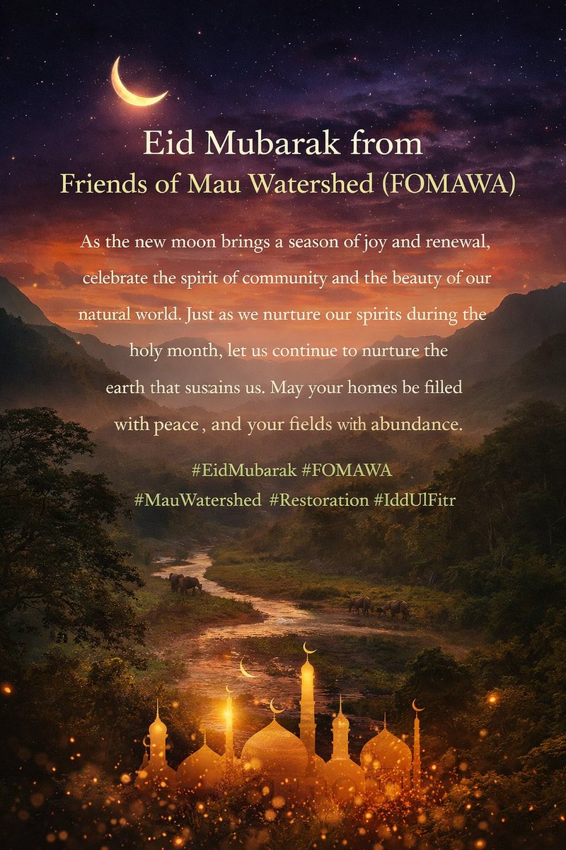Friends of Mau Watershed (FOMAWA) tweet media