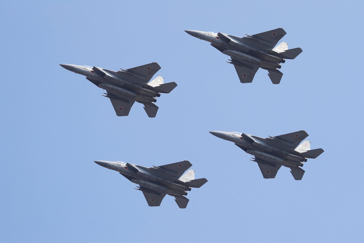 yamanohanabi's tweet photo. 空自防府北基地 2026/03/19 
#防府北基地 
#卒業式 
#F15 https://t.co/5Fo2BueOYg