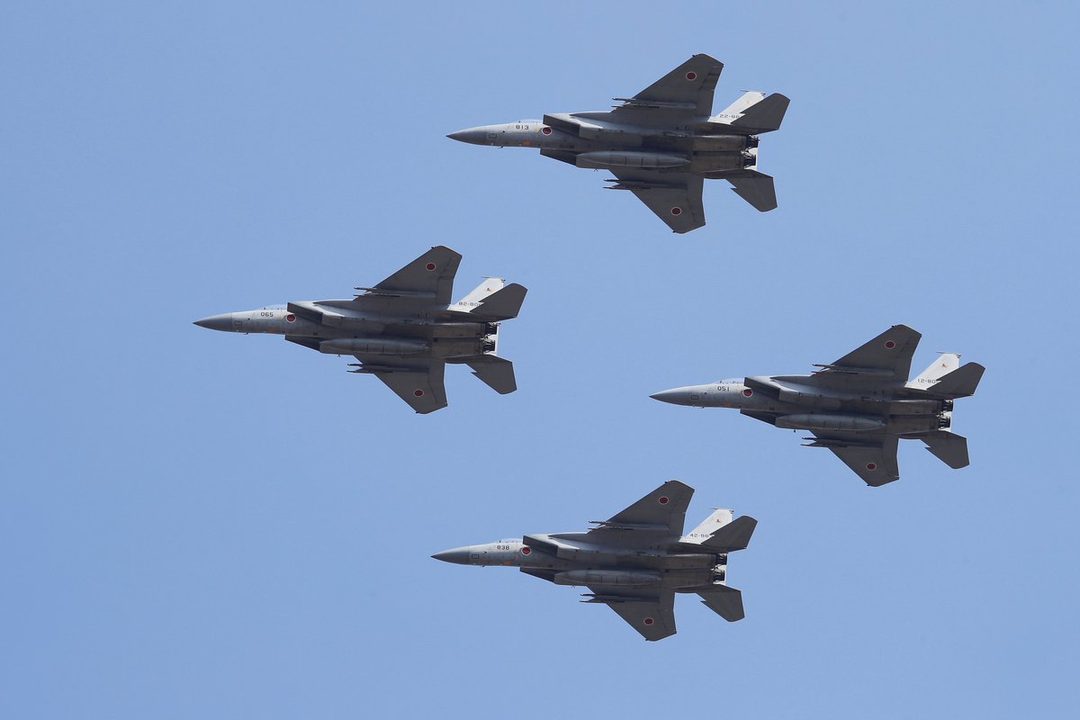 yamanohanabi's tweet photo. 空自防府北基地 2026/03/19 
#防府北基地 
#卒業式 
#F15 https://t.co/5Fo2BueOYg