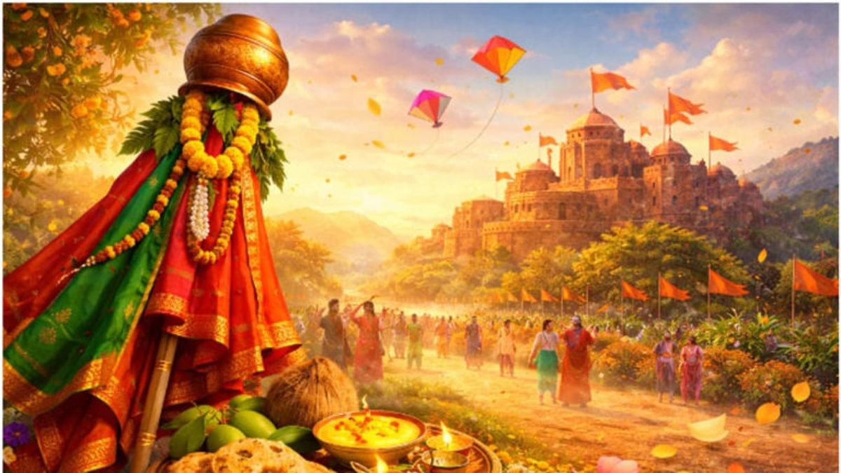 ankushchina's tweet photo. चैत्र शुद्ध प्रतिपदेच्या या पावन दिवशी,
गुढी उभारून आपण विजय, समृद्धी आणि मंगलतेचे स्वागत करूया.
ब्रह्मदेवांनी सृष्टीची निर्मिती केलेल्या या शुभ मुहूर्तावर,
धर्म, संस्कृती आणि परंपरेचा अभिमान जपत,
आपले जीवन सदैव उज्ज्वल व मंगलमय होवो!
✨ गुढीपाडव्याच्या हार्दिक शुभेच्छा ! ✨ https://t.co/s2DcDDZttC