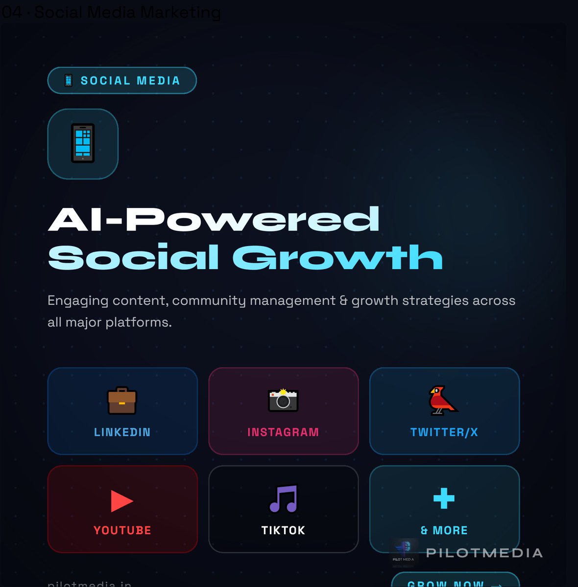PilotMedia1's tweet photo. 📱 Your audience is scrolling right now. Are YOU showing up?
Social media isn't just about posting — it's about showing up consistently, strategically, and with content that actually stops the scroll.
We manage your entire social presence https://t.co/YFCBDWYhs9