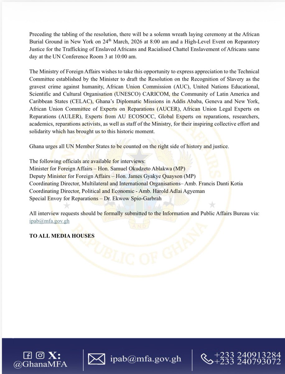 Sam Okudzeto Ablakwa tweet media