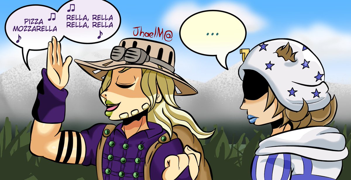 A_JSketch's tweet photo. DON'T KILL YOURSELF!
JOJOS STEEL BALL RUN IS OUT NOW!💖🐎 https://t.co/hHD9c0az1i