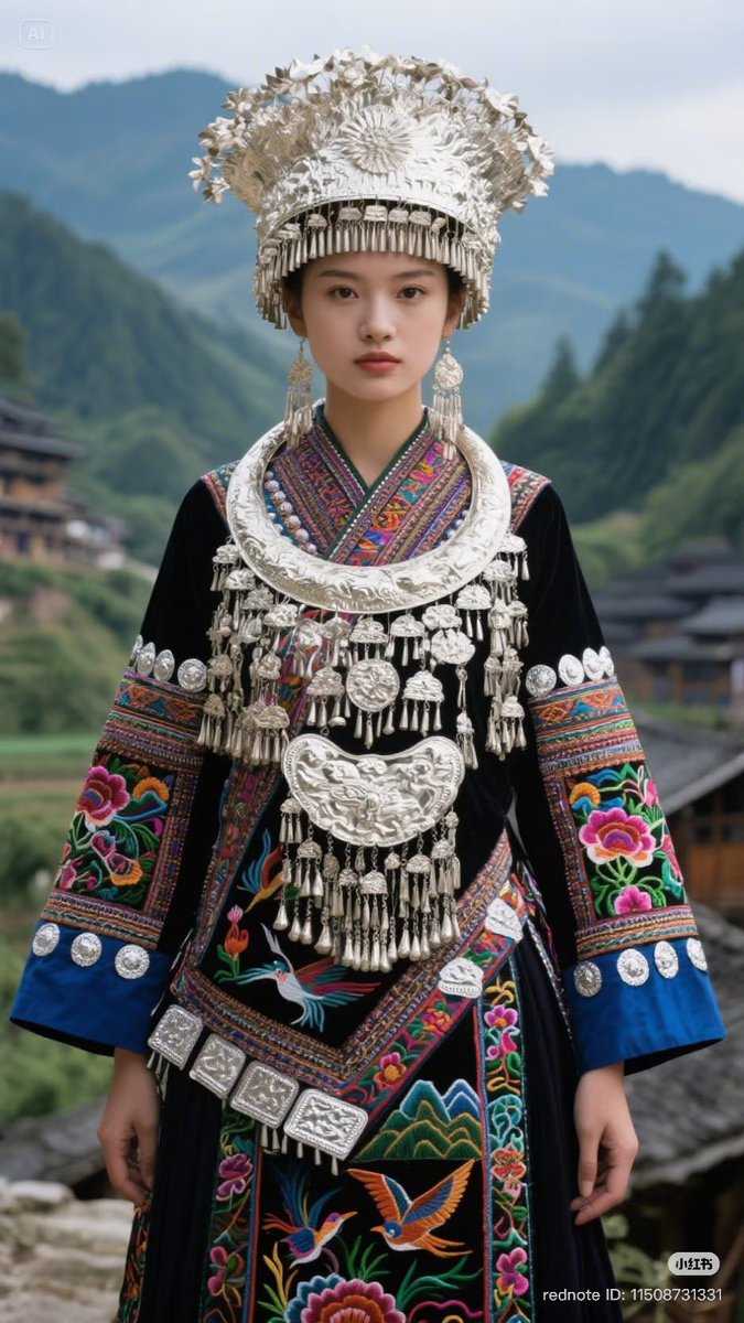 묘족이 그래서 은을 몸에 잔뜩 달고다님…
유목민은 아니지만 역사적으로 여러차례 대규모 이동이있었던지라 모든 재산을 은장신구로 만들어 몸에 달아서 이동이 쉽도록함