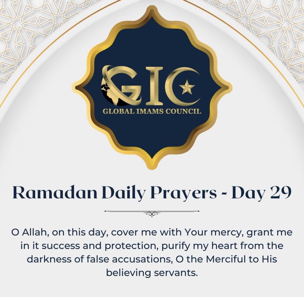 Global Imams Council (GIC) tweet media