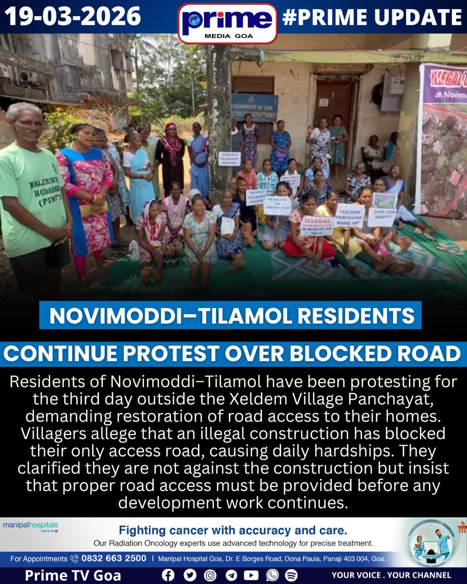 Prime Media Goa - TV Channel tweet media