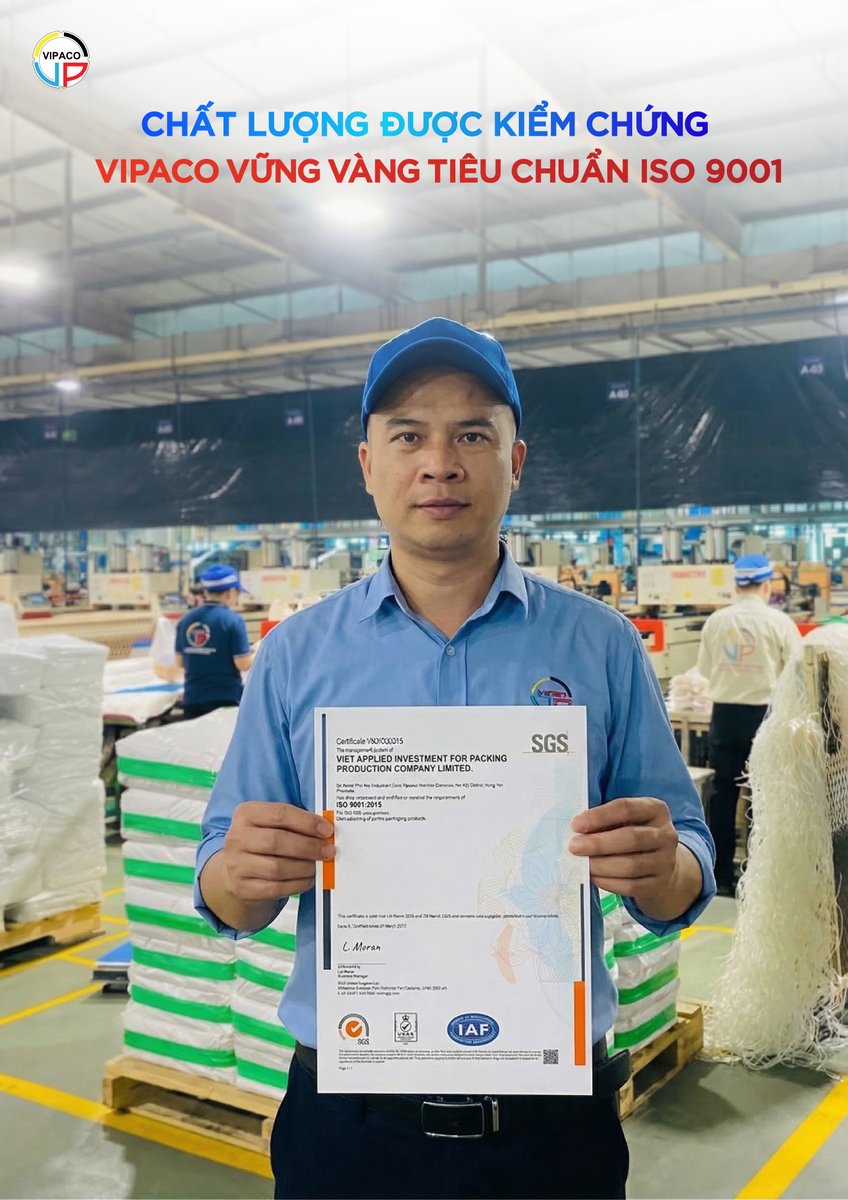 VIPACOPhoNoiA's tweet image. QUALITY VERIFIED. STRONG STANDARDS 💼 VIPACOCertified quality you can trust.
Consistent standards maintained year after year.#VIPACO #ISO9001 #QualityAssured #TrustedStandards