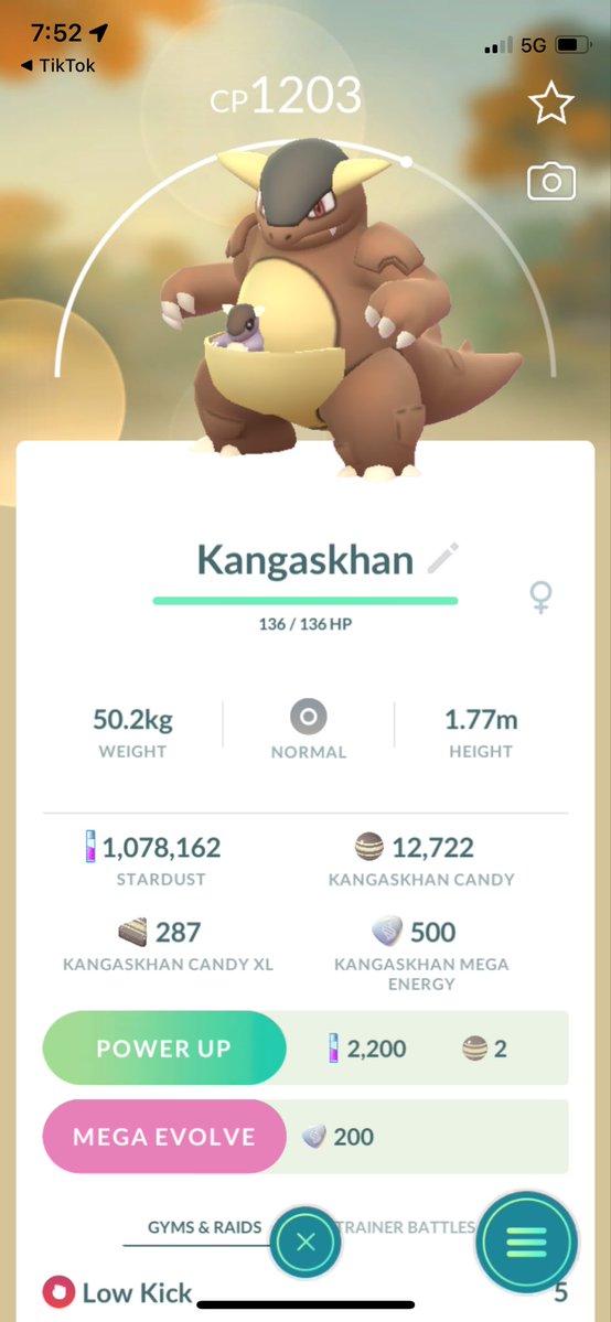 JohnPatrick_101's tweet image. #Kangaskhan #NormalTypePokemon #PokemonGoAustralia #PokemonGoApp #CombatPower #KangaskhanCP1203 #PokemonGo #Pokemon @PokemonGoNews