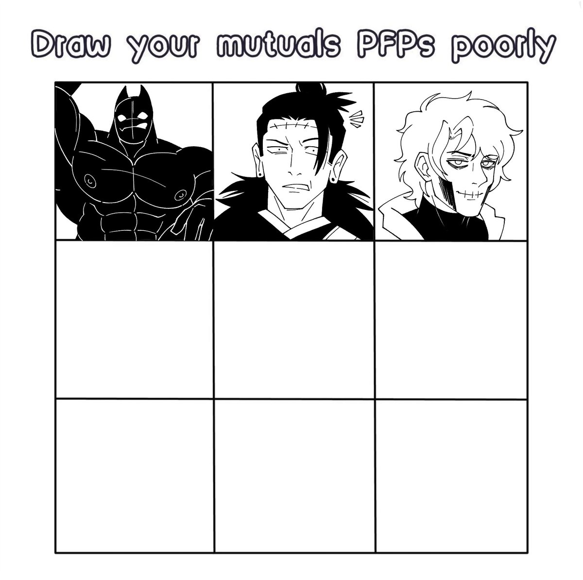 LewidMelon's tweet photo. The first 3 mutuals! Yeah yeah- I know I should have drawn them poorly, but I couldn't help it but put some effort on this https://t.co/DugwYoYWQb