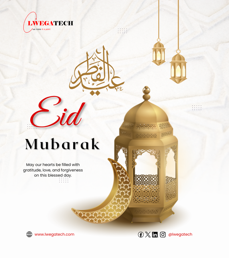 lwegatech's tweet photo. 🌙 Eid Mubarak from @lwegatech!

Wishing our Muslim family joy, peace, and prosperity. May this Eid bring you closer to your loved ones and fill your homes with happiness.

Thank you for being part of the @lwegatech family. We celebrate this special day with you and look forward to continued growth and success together.

#EidMubarak #LwegatechFamily #CelebratingTogether