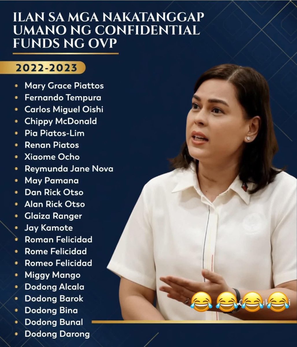 vince2681's tweet photo. Impeach Sara Duterte #DuterteMagnanakaw #DutertePalamunin #ImpeachSaraDuterte https://t.co/JNso9sh75W