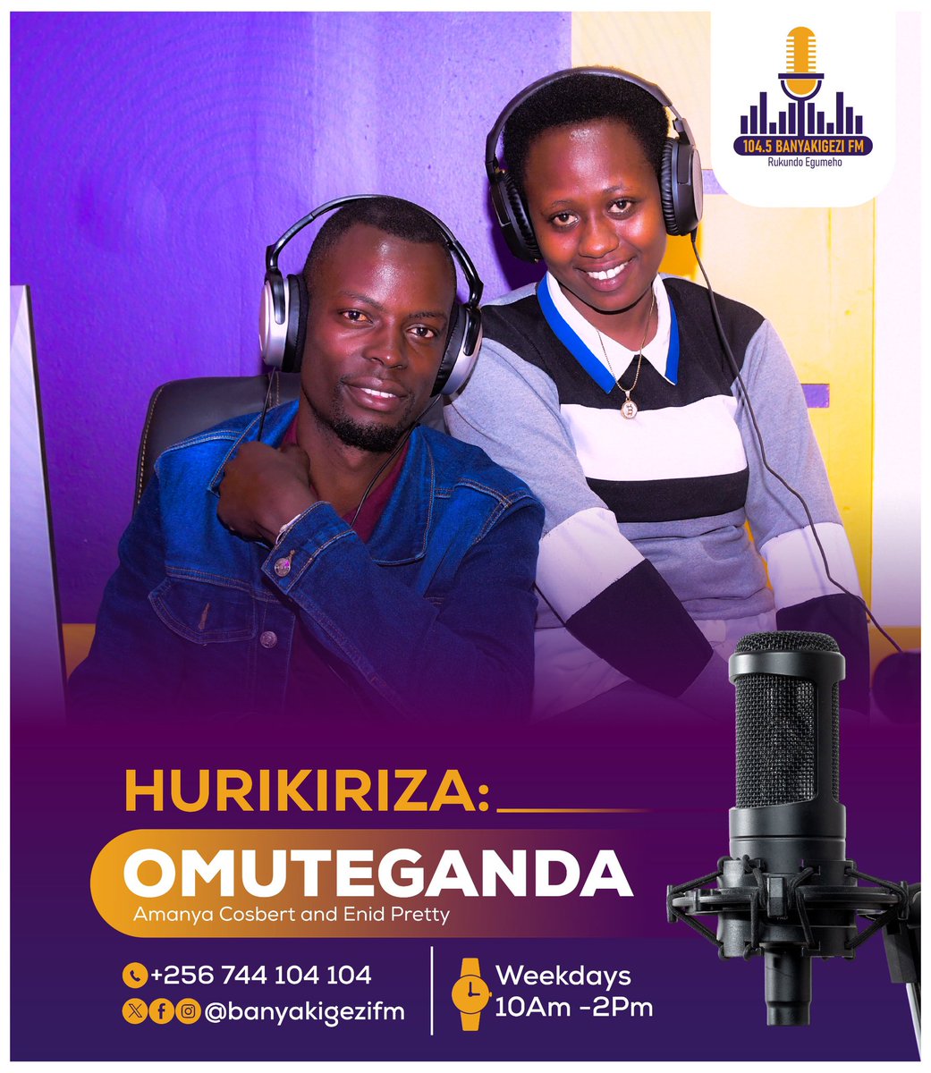 BANYAKIGEZI FM 104.5 tweet media