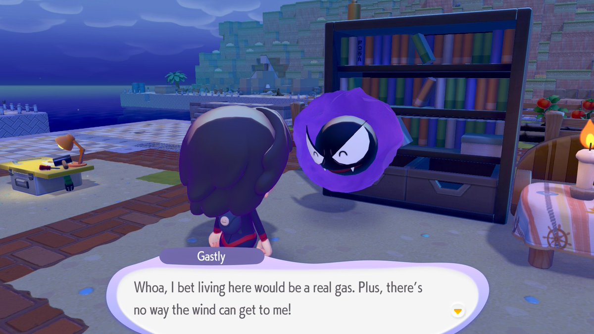 Managed to get one of my favourite Pokemon last night. Now I need to get Haunter and Gengar!!!! #Pokopia