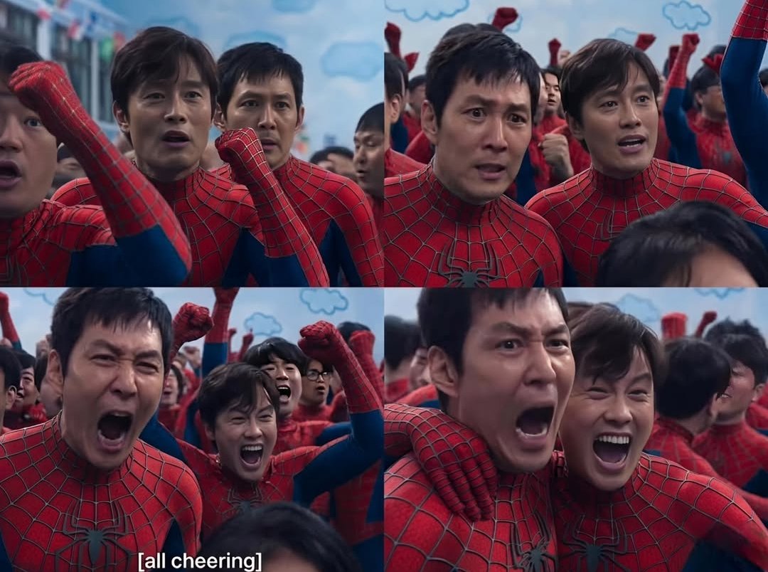 maddiesays3's tweet photo. Me and homies after watching Spider-Man: Brand New Day Trailer https://t.co/CyFzFbQhus