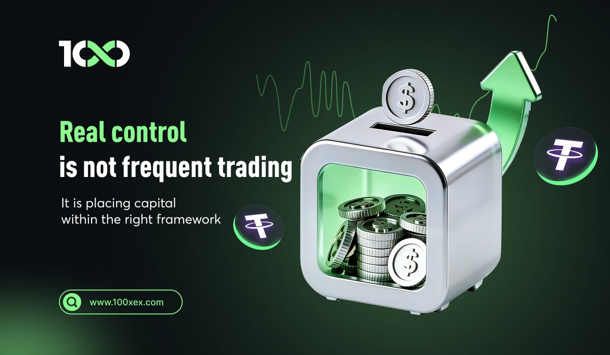 100XExchange's tweet photo. Trading all the time
doesn’t always mean control 😵‍💫

Real control
is putting capital in the right system
Smart Yield
lets your funds run by rules, not stress ⏱️

#SmartYield #100X https://t.co/ulGOOd9Xo4