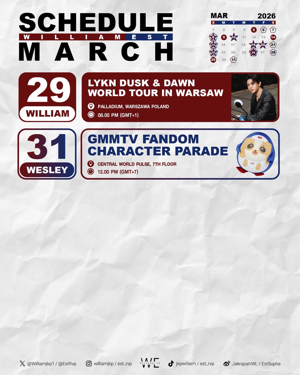 WILLIAMEST OFFICIAL tweet media