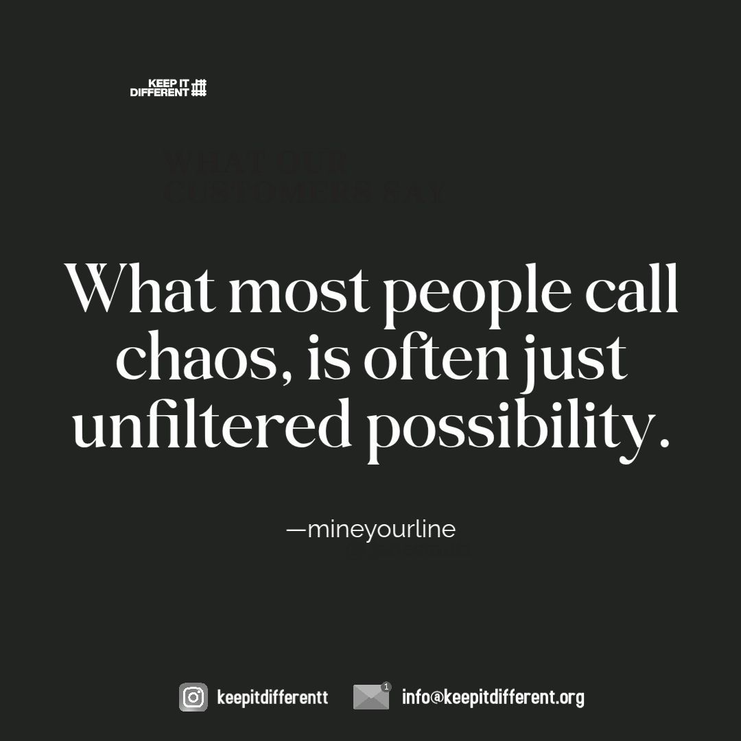 keepitdiffrent's tweet photo. What feels like confusion isn’t always a lack of direction.
Sometimes, it’s just unstructured potential waiting to be refined.
Not everything messy is wrong. Some things are just unfinished.
#keepitdifferent
#mineyourline
#branding https://t.co/6EQ8YjhSLC