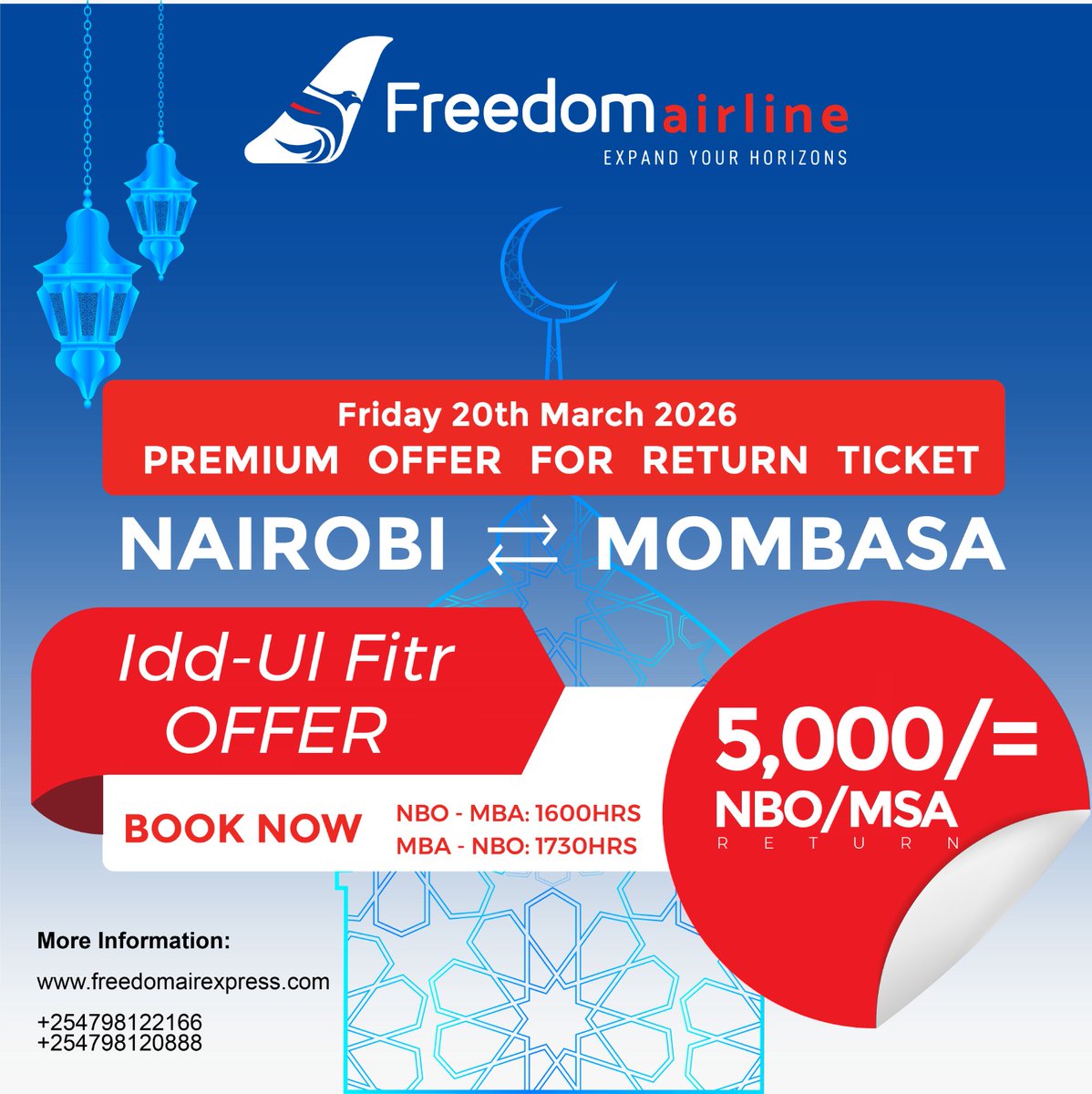 Freedom Airline tweet media