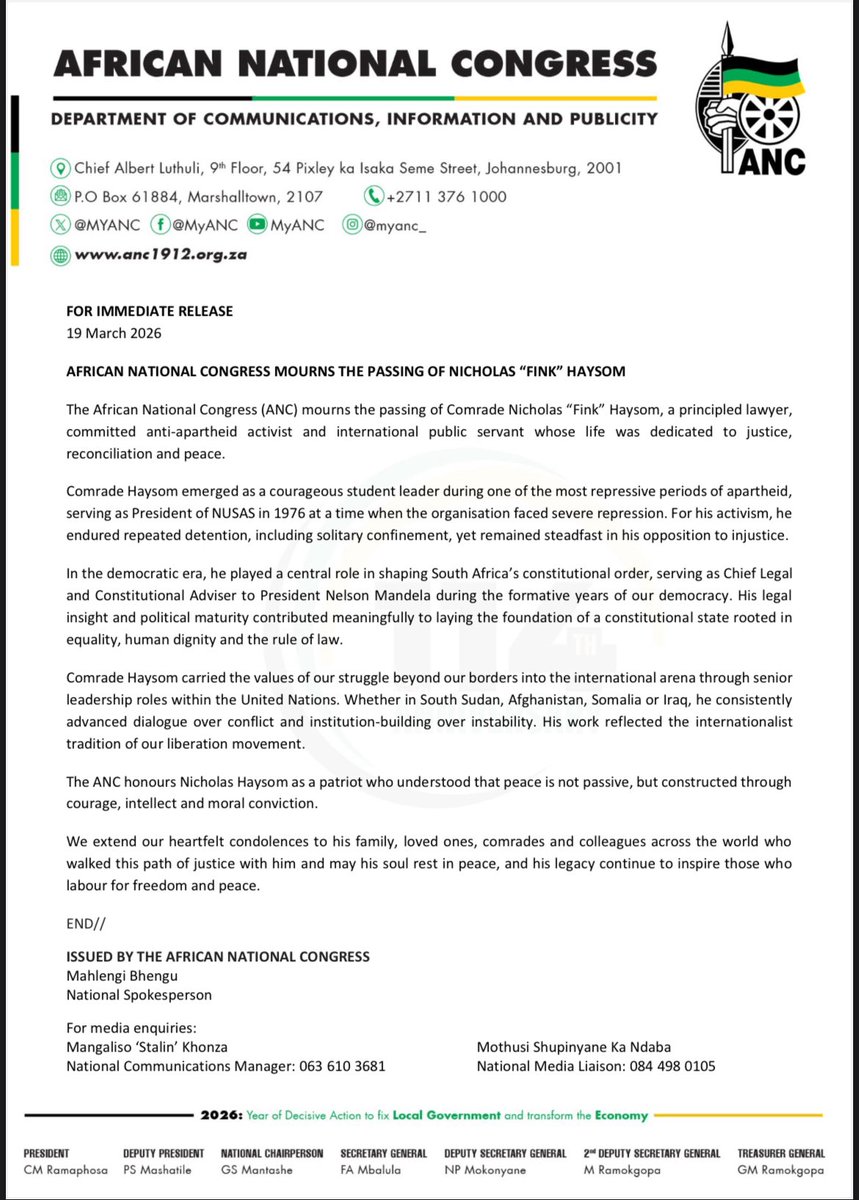 ANC - African National Congress tweet media