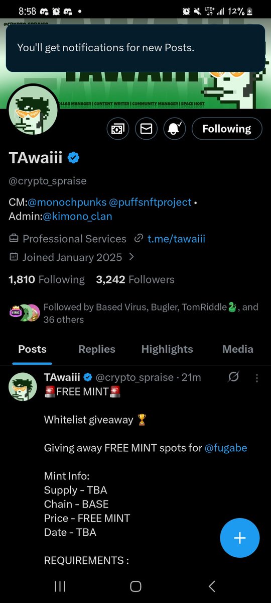 9odsave's tweet photo. @crypto_spraise @fugabe https://t.co/24MVZVOm2L